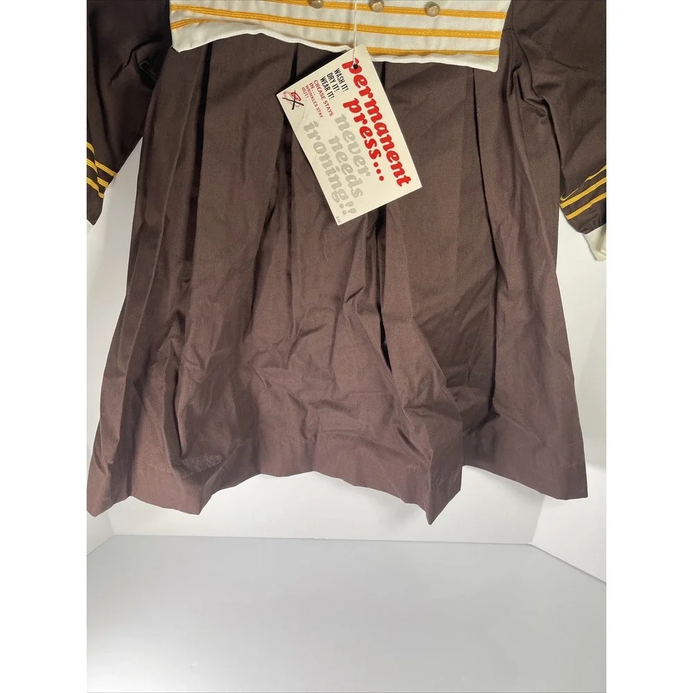 Vintage Little‎ Girls Brown Costume Type Outfit Skirt Dress NEW NWT